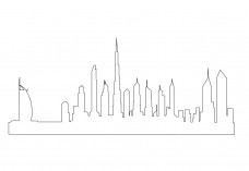 City Skyline | FREE AUTOCAD BLOCKS