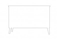 Chest of drawers elevation | FREE AUTOCAD BLOCKS