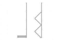 Folding window doors top view | FREE AUTOCAD BLOCKS