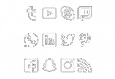 Social Media Icons | FREE AUTOCAD BLOCKS