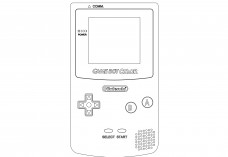 Free Nintendo Gameboy Top View CAD Block – DWG, DXF, PDF Format | FREE AUTOCAD BLOCKS