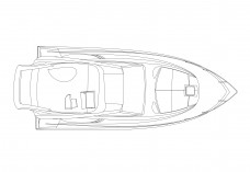 Boat top view | FREE AUTOCAD BLOCKS