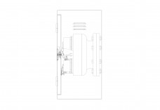 Breeching Inlet elevation | FREE AUTOCAD BLOCKS