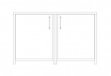 Gate elevation | FREE AUTOCAD BLOCKS