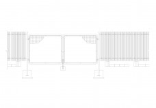 Gate elevation | FREE AUTOCAD BLOCKS