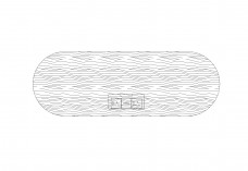 Reception Desk top view | FREE AUTOCAD BLOCKS