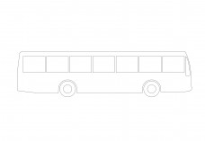 Bus elevation | FREE AUTOCAD BLOCKS