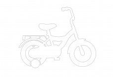 Bike elevation | FREE AUTOCAD BLOCKS