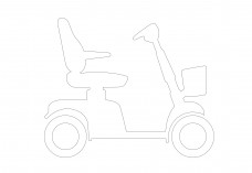 Scooter elevation | FREE AUTOCAD BLOCKS