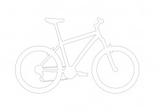 Bicycle elevation | FREE AUTOCAD BLOCKS
