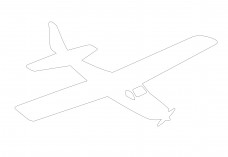 Airplane side view | FREE AUTOCAD BLOCKS