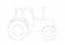 Tractor elevation | FREE AUTOCAD BLOCKS