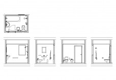 Bathroom set of drawings | FREE AUTOCAD BLOCKS