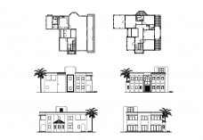 Villas set of drawings | FREE AUTOCAD BLOCKS