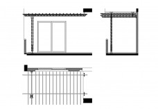 Pergola set of drawings | FREE AUTOCAD BLOCKS