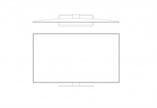 Free TV front & top view CAD Blocks – DWG, DXF, PDF Format | FREE AUTOCAD BLOCKS