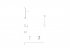 Free Accessible Shower Elevation CAD Block – DWG, DXF, PDF Format | FREE AUTOCAD BLOCKS