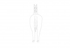 Free Horse CAD Block – DWG, DXF, PDF Format | FREE AUTOCAD BLOCKS