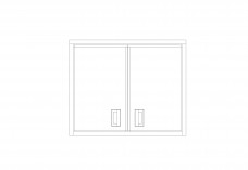 Free Cabinet Front View CAD Block – DWG, DXF, PDF Format | FREE AUTOCAD BLOCKS