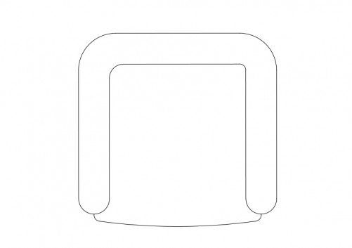 Stool top view | FREE AUTOCAD BLOCKS