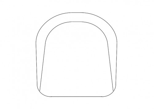 Circular sofa top view | FREE AUTOCAD BLOCKS