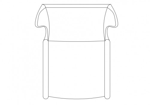 Hanging Chair top view | FREE AUTOCAD BLOCKS