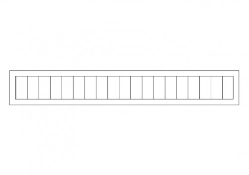 Trolley top view | FREE AUTOCAD BLOCKS