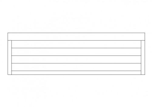 Bench top view | FREE AUTOCAD BLOCKS