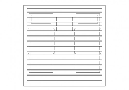 Double Pool Seating top view | FREE AUTOCAD BLOCKS