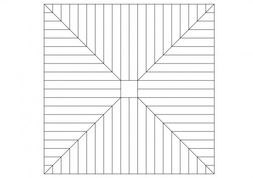 Double Pool Seating top view | FREE AUTOCAD BLOCKS