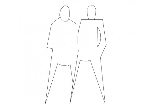 Person Exercising Front View | FREE AUTOCAD BLOCKS