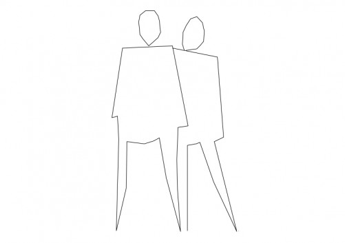 Person Walking top view | FREE AUTOCAD BLOCKS