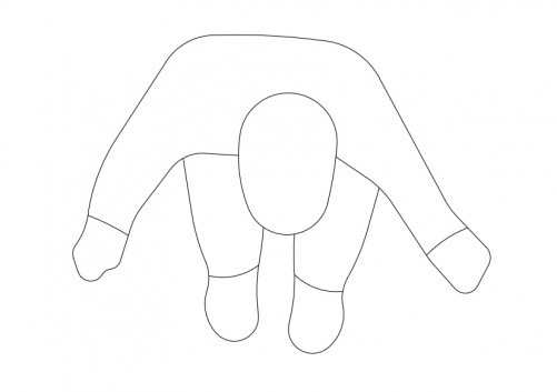 Person Sitting top view | FREE AUTOCAD BLOCKS