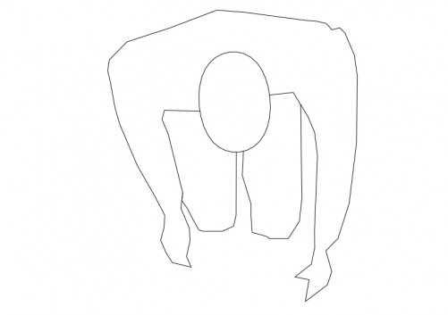 Person Sitting top view | FREE AUTOCAD BLOCKS