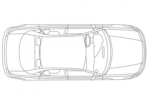 Bortset brutalt gennemsnit CAR TOP VIEW | FREE CADS