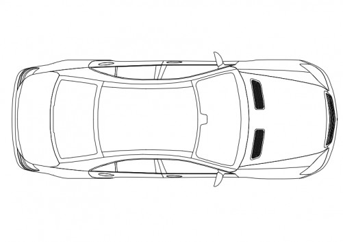 CAR TOP VIEW | FREE CADS