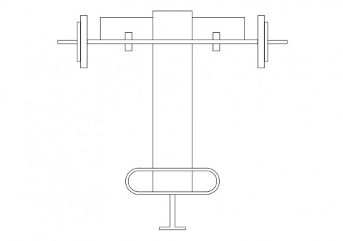 Playground equipment top view | FREE AUTOCAD BLOCKS