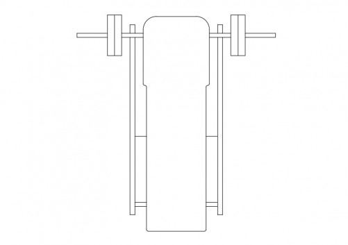 Gym Equipment top view | FREE AUTOCAD BLOCKS