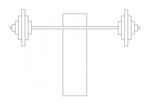 Gym Equipment top view | FREE AUTOCAD BLOCKS