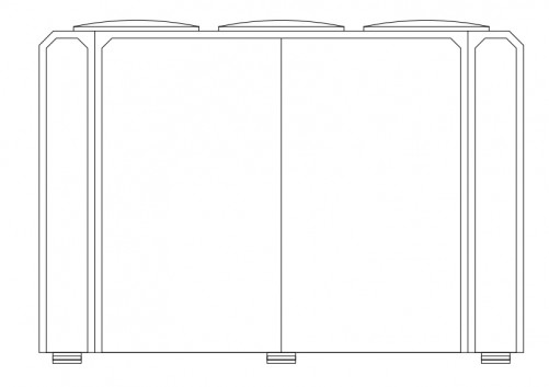 Air Handling Unit top view | FREE AUTOCAD BLOCKS