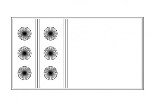 Air Handling Unit top view | FREE AUTOCAD BLOCKS