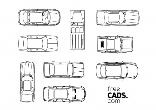 Vehicles Bundle | FREE AUTOCAD BLOCKS