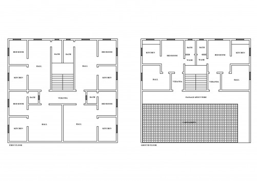 autocad drawing floor plan