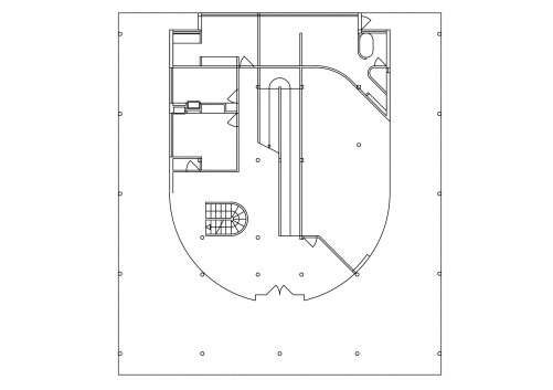 Villa Savoye floor plan | FREE AUTOCAD BLOCKS