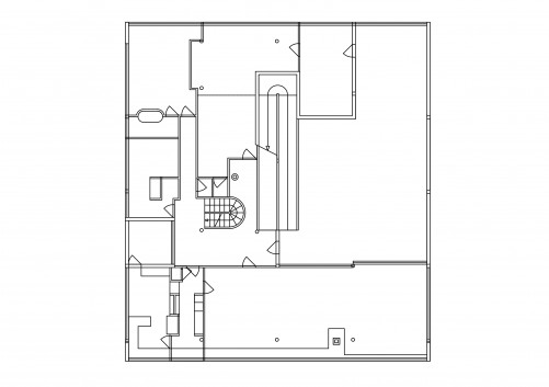 Villa Savoye floor plan | FREE AUTOCAD BLOCKS