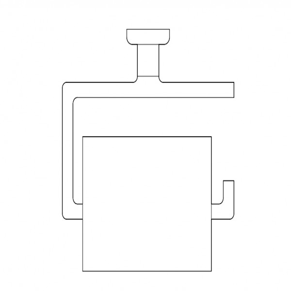 TOILET PAPER HOLDER TOP VIEW FREE CADS