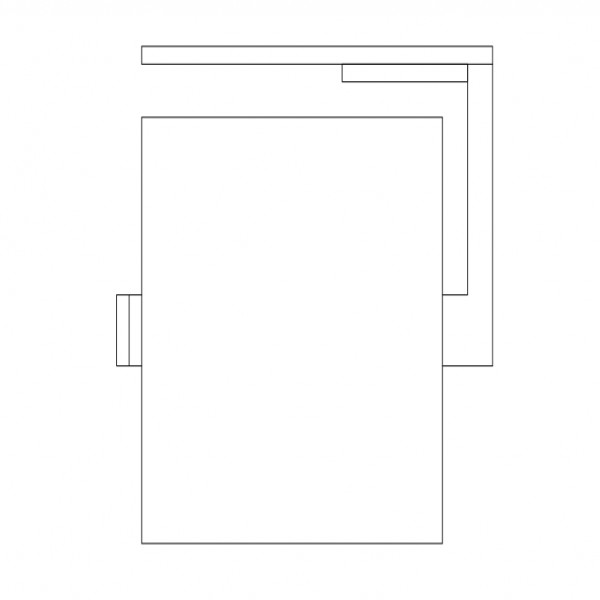 TOILET PAPER HOLDER TOP VIEW FREE CADS