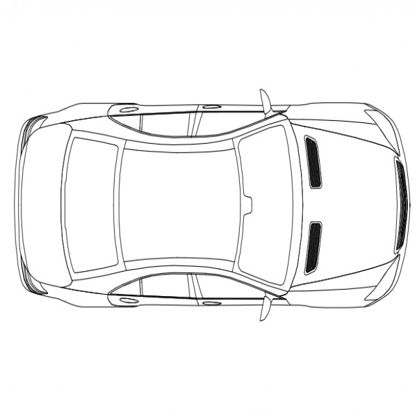 CAR TOP VIEW | FREE CADS