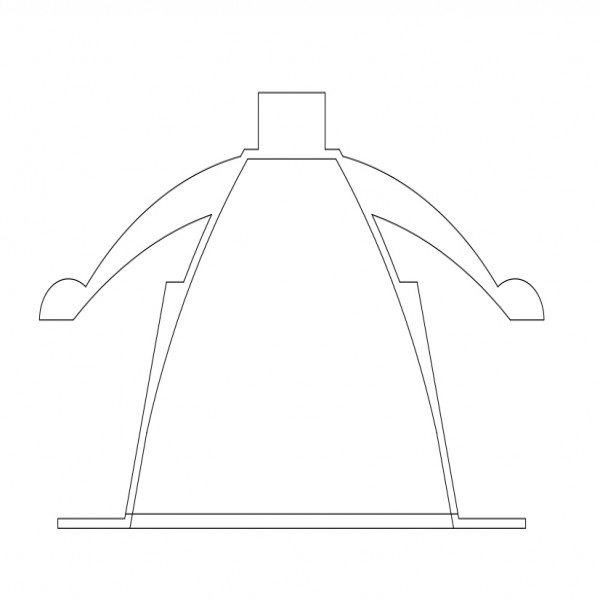 CEILING LIGHT ELEVATION FREE CADS