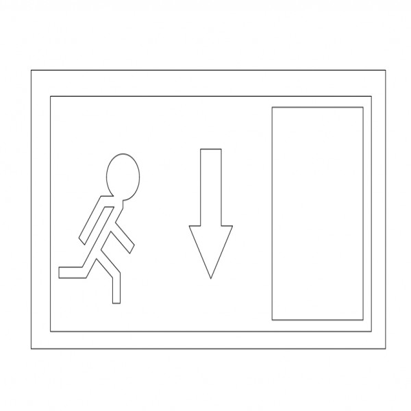 EMERGENCY EXIT FREE CADS